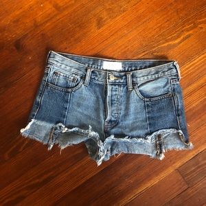 Free People Denim shorts